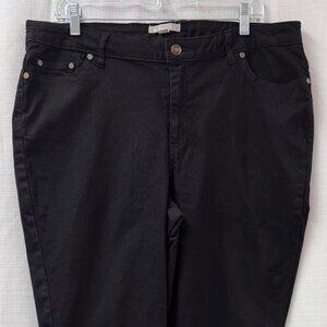 NWOT Woman Within Black Jeans - 14W Tall